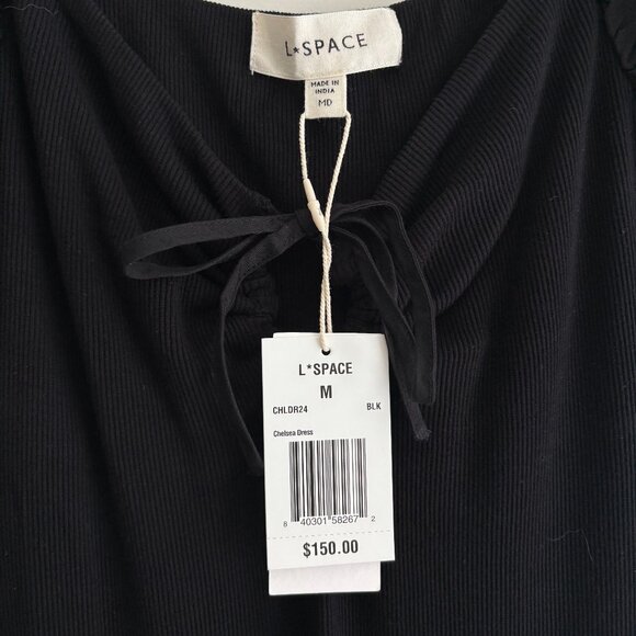 NWT L*Space Chelsea Dress in Black - Picture 4 of 8